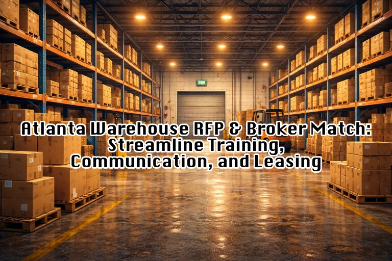 Atlanta Warehouse RFP & Broker Match: Streamline Training, Communication, and Leasing